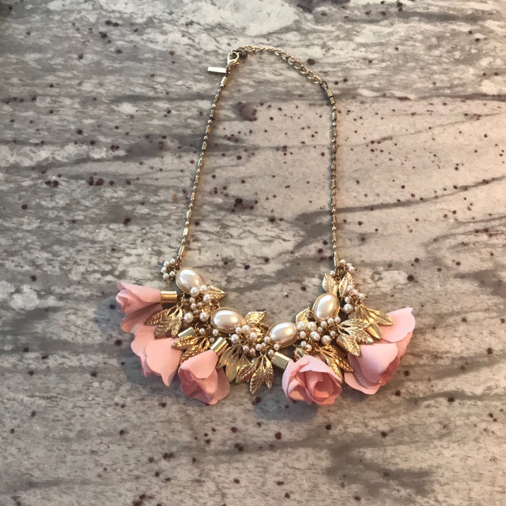 INC International Concepts necklace silk and pearl